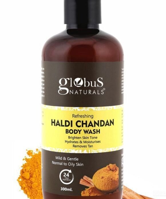 Globus natural haldi chandan body wash